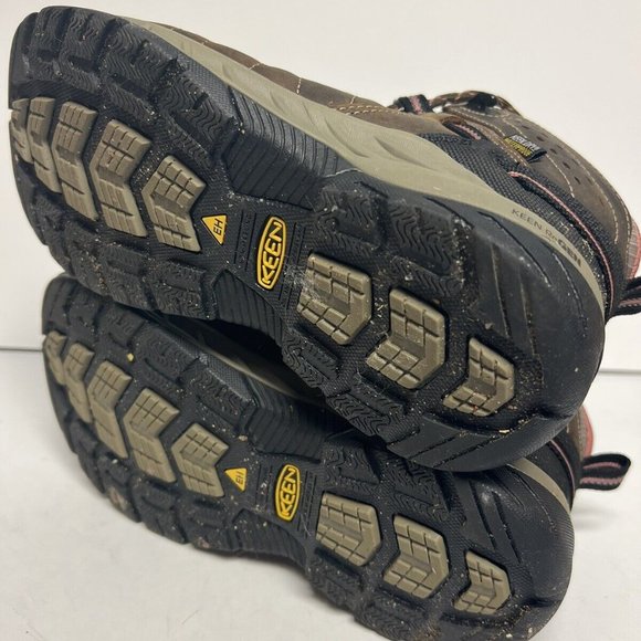 KEEN Women's Flint II Mid Waterproof Boots Brown, Size 8 M - Picture 5 of 6